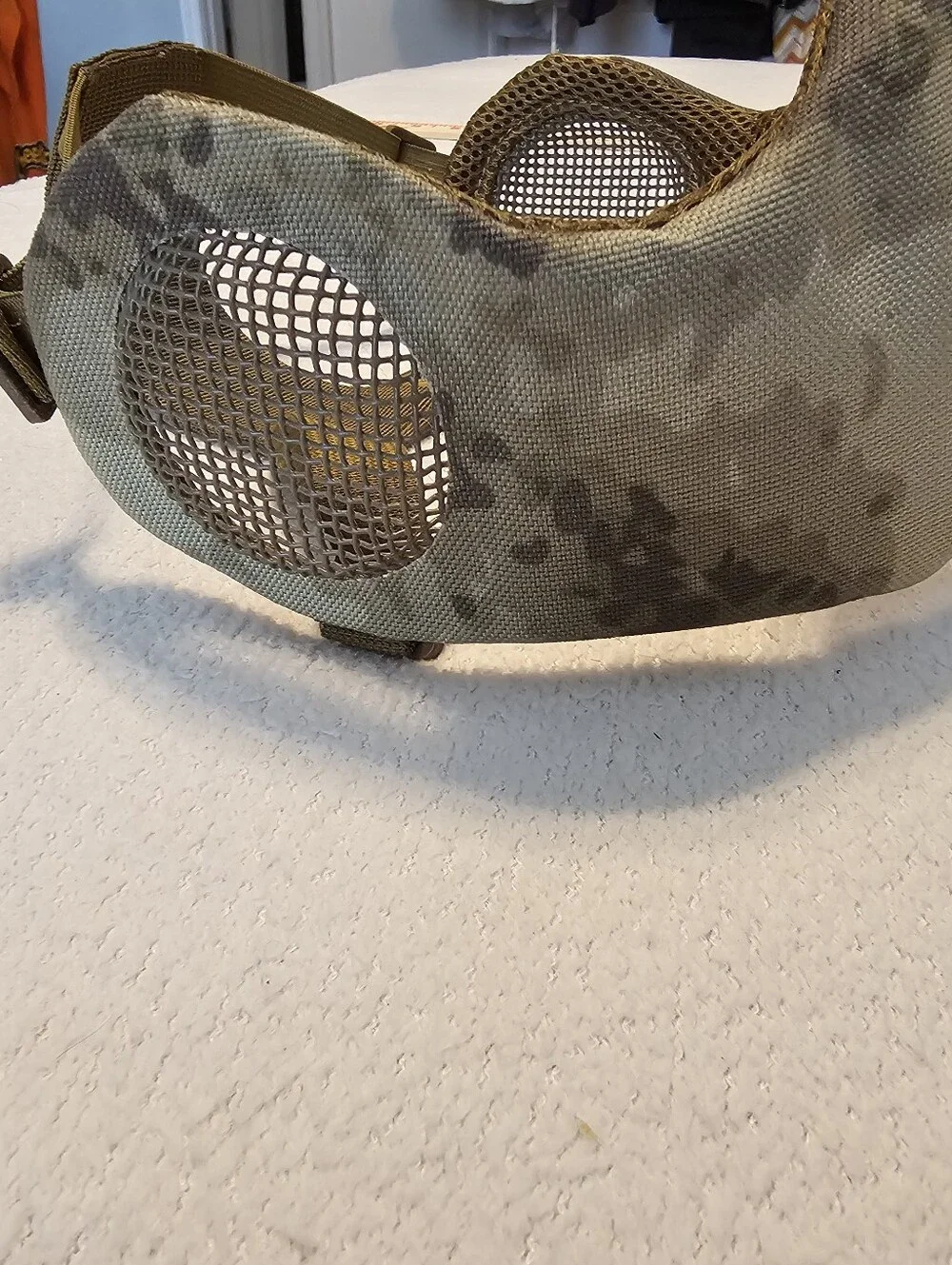 Unbranded Camo foldable tactical airsoft mask Paintball Skeet Shooting Hunting